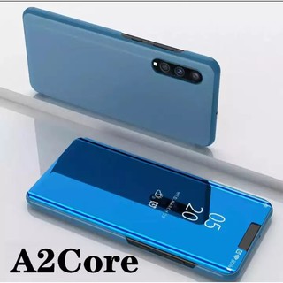 ส่งจากไทย Case Samsung galaxy A2Core เคสเปิดปิดเงา เคสซัมซุง A2 Core เคสฝาเปิดปิดเงา สมาร์ทเคส เคสตั้งได้ ซัมซุง A2core