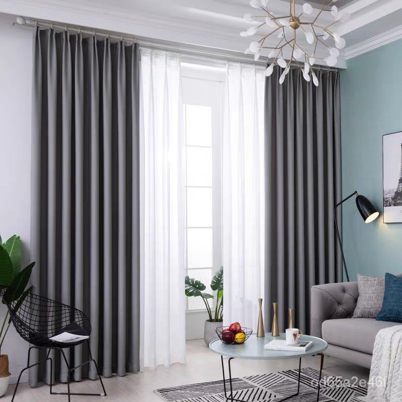 Langsir bajet Murah Blackout Curtain For Living Room Window Langsir ...