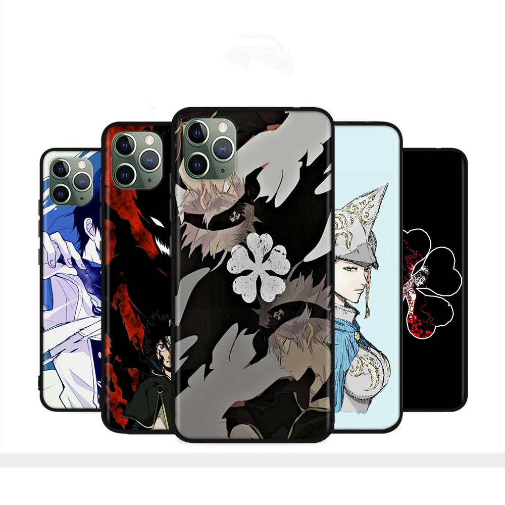 H-16 Black Clover เคสซิลิโคนอ่อนนุ่มปลอกเข้ากันได้สําหรับ Xiaomi Redmi หมายเหตุ 9A 9C 9 9T 9S Max Po