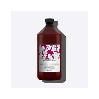 Davines Replumping Shampoo 1000ml เหมาะสำหรับผมแห้งเสียจากการทำเคมีเช่นดัดยึดเครื่องหนีบผม ครีมนวดบำรุงเพิ่มความชุ่มชื้น