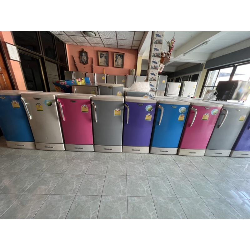 ตู้เย็นมือสอง 5คิวเกดโรงแรมมีประกันพร้อมใช้งาน