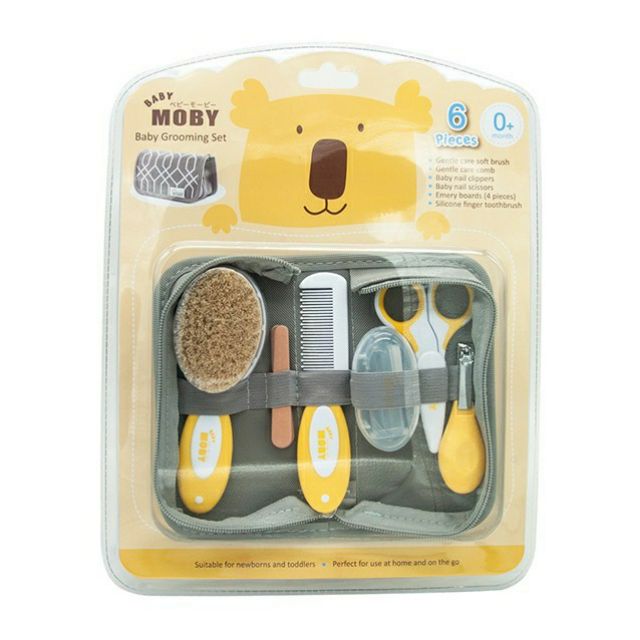 Moby ชุดอุปกรณ์ตัดเล็บและหวี Glooming Set ใช้ได้ตั้งแต่แรกเกิด ราคาพิเศษพร้อมของแถม