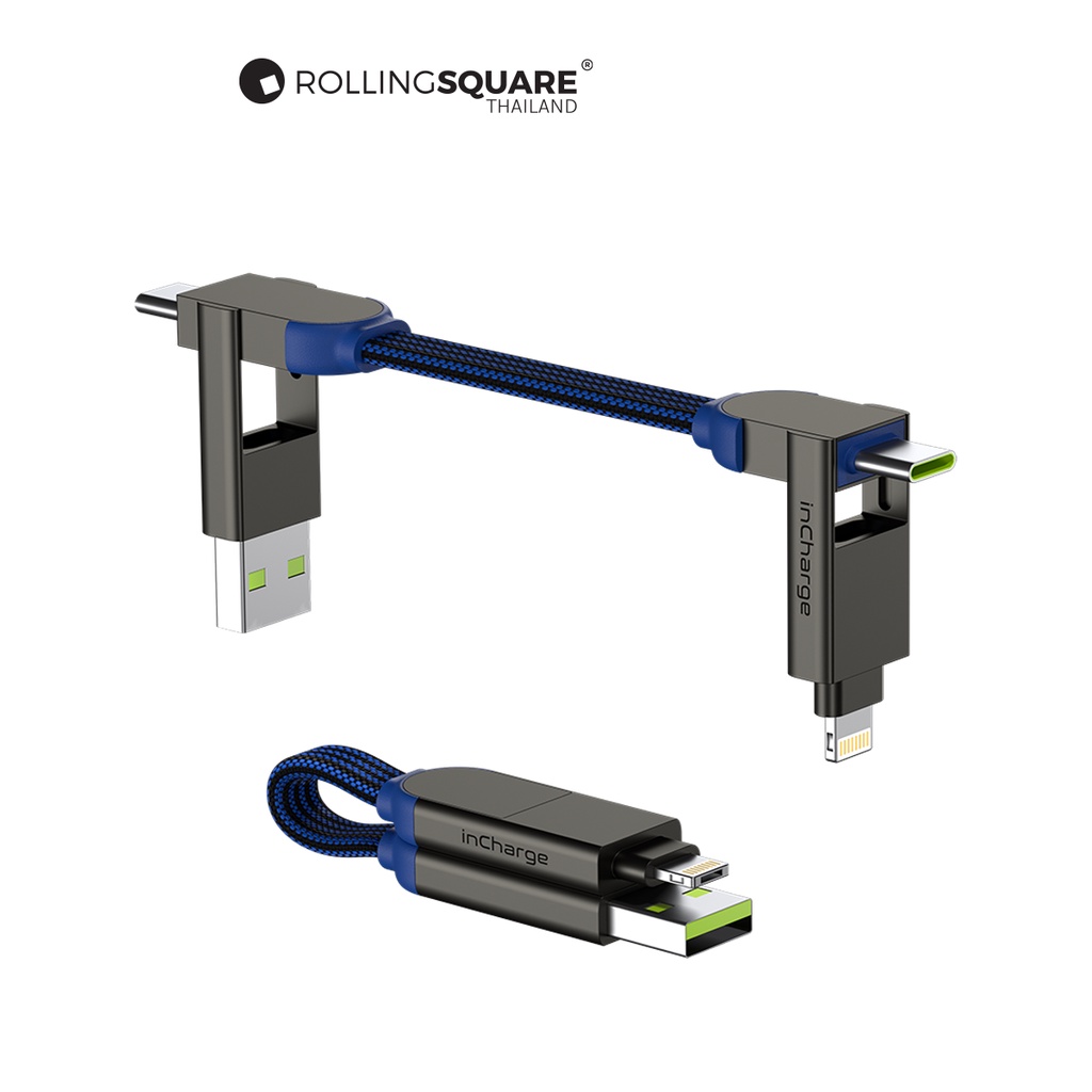 inCharge X 100W charging cable by Rolling Square