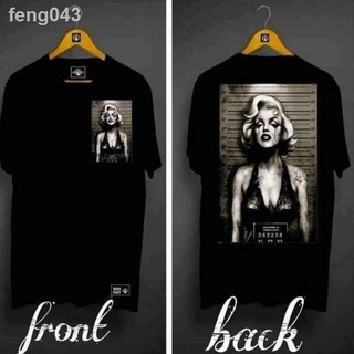 ☏♘แฟชั่น Cool เสื้อยืดสำหรับบุรุษผ้าฝ้ายเสื้อยืด Marilyn Monroe พิมพ์คุณภาพสูงแขนสั้นคอกลม top tee เสื้อผ้าสั้น tshirt ส