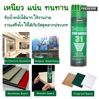 (1กระป๋อง) กาวสเปรย์ 600 ml. กาวอเนกประสงค์ สำหรับติดไม้ พลาสติก กระจก เหล็ก โลหะ โฟเมก้า พลาสวูด