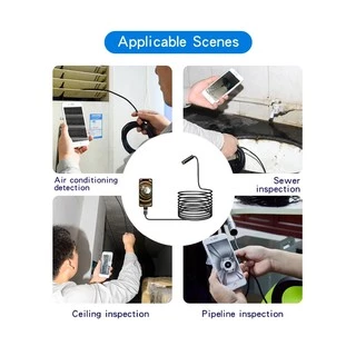 กล้องแอนโดสโคป 3.5 ม. กล้องงูกันน้ำ ต่อคอม มือถือ กล้องส่องท่อ​ 3 in 1 USB / TYPE-C / Micro-USB Endoscope Camera