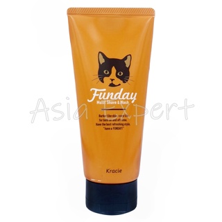 Kracie Funday Moist Shave &amp; Wash For Men 130g โฟมล้างหน้า โกนหนวด