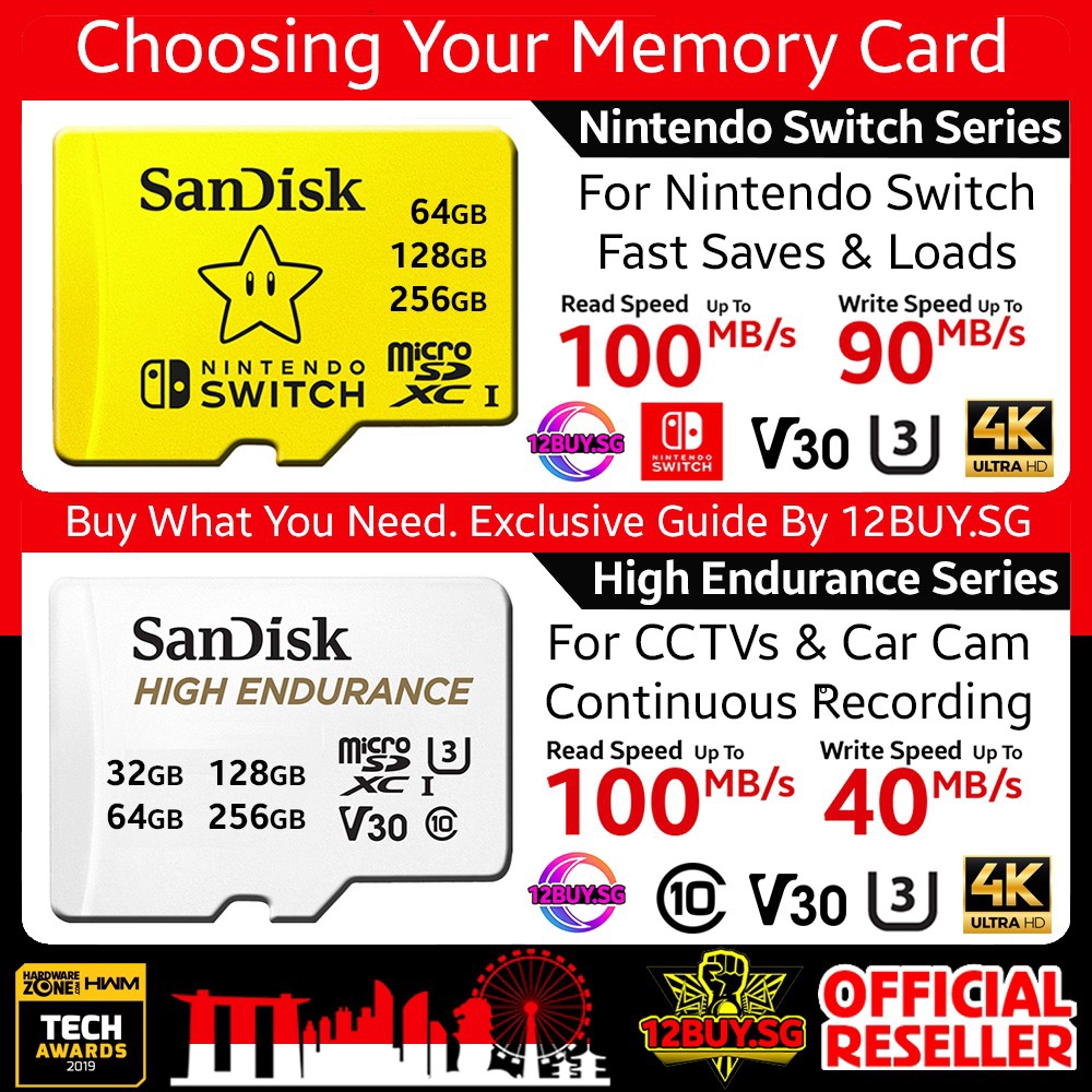 Nintendo Switch MicroSD Card 4K V30 64GB 128GB 256GB memory card FAST ...