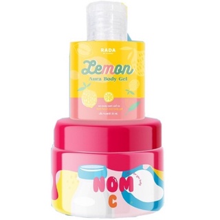 #เจลมะนาว 🍋🍋 ~กลิ่นหอม🍃 ซึมไว 💦  เจลรดา RADA /                Nom C lotion โลชั่นนมซี ทาแล้วเนียน 100 g.(1ปุก)