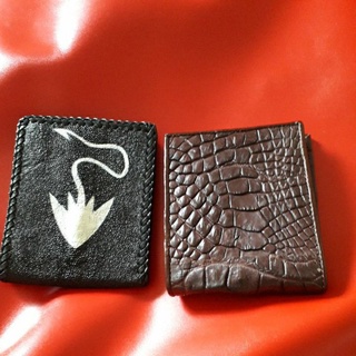 wallet and sea snake skin pocket coin walletกระเป๋าสตางค์550