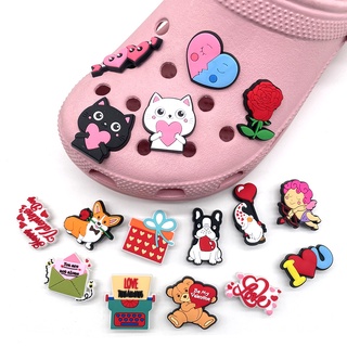 การ์ตูนกามเทพ ของขวัญ Croc Jibbits แมว สุนัข Jibbitz Charm ตุ๊กตาหมี Jibits Crocks สําหรับเด็ก อุปกรณ์เสริมรองเท้า จี้รองเท้า หมุดตกแต่ง