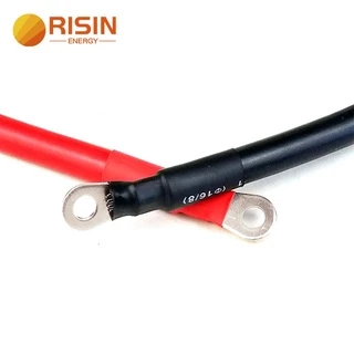 สายเคเบิลเชื่อมต่อแบตเตอรี่ ทองแดง 8 6 4 2 AWG 10 16 25 35 มม.2 พร้อมปลั๊ก สําหรับ UPS อินเวอร์เตอร์