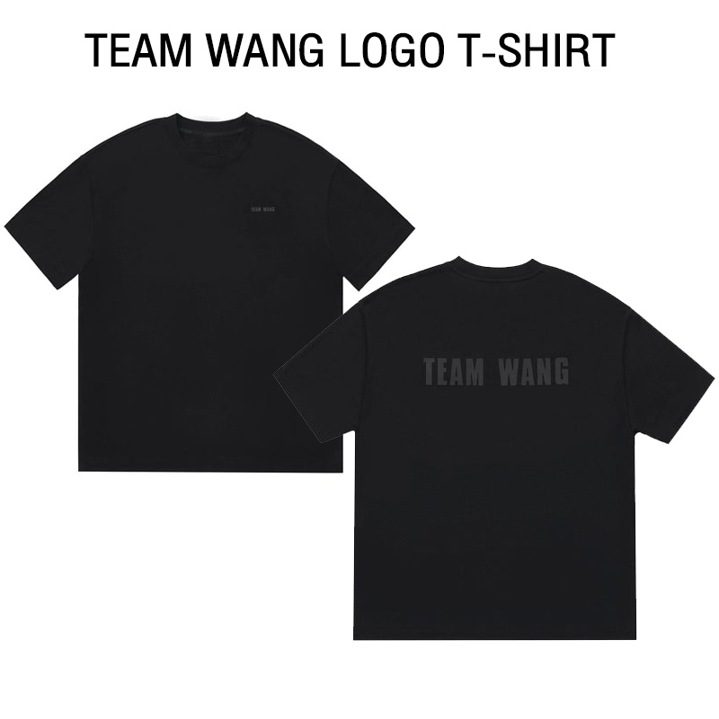 พร้อมส่ง TEAM WANG LOGO T-SHIRT ทีมวัง เสื้อยืดโลโก้ทีมวัง เสื้อยืดผ้า Cotton 100% พิมพ์ LOGO  TEAM WANG สีดำ