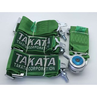 สายเบลท์ takata 4 จุด เข็มขัดนิรภัยความปลอดภัย เพิ่มความสปอร์ตให้กับรถคุณ ติดตั้งได้ง่ายๆ คุณภาพดี แข็งแรง ทนทาน