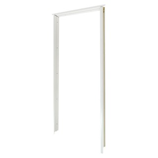 Door frame WPC DOOR FRAME KING 80X200CM WHITE Door frame Door window วงกบประตู วงกบประตูไม้สังเคราะห์พร้อมซับ KING 80x20