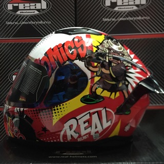 Real Helmets รุ่น Raptor ลาย Comics