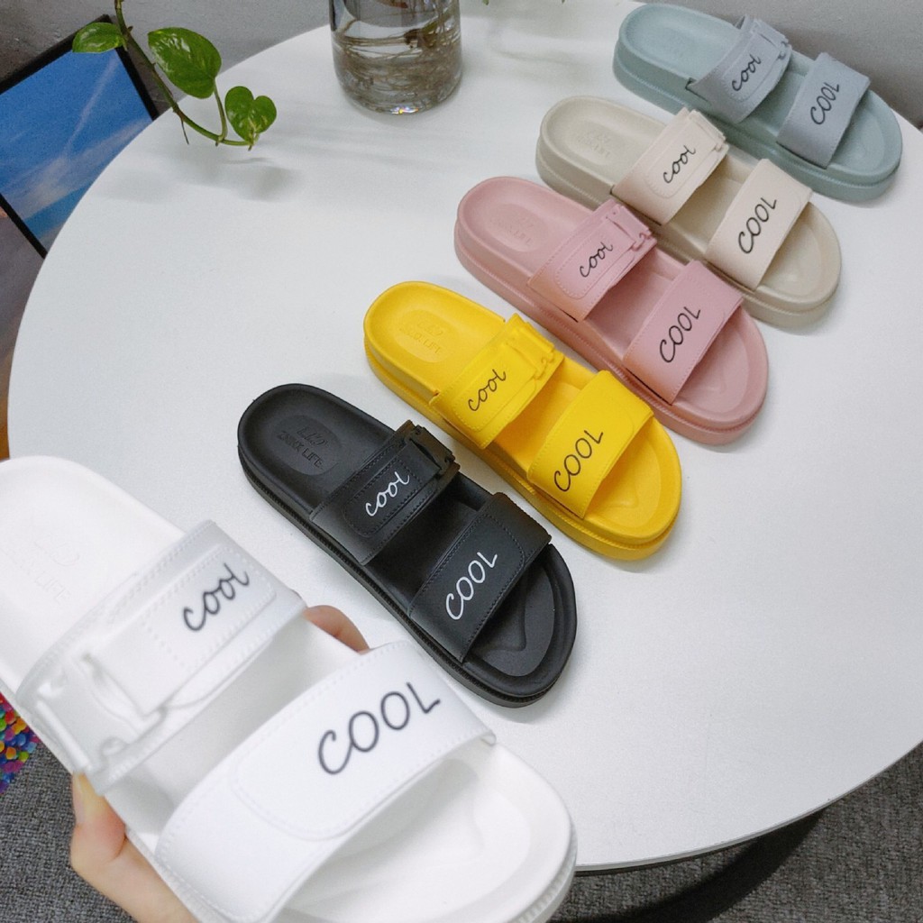 Fshoes 🍄 รองเท้าแตะผู้หญิงยางนิ้มใส่สบายสีสวยไม่เอ้าท์แน่นอน