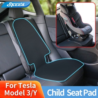 Tesla อุปกรณ์เสริมCar Child Safety Seat rotection ad Seat Bottom Wear Refit Accessories For Tesla 20162022 Model 3 Model