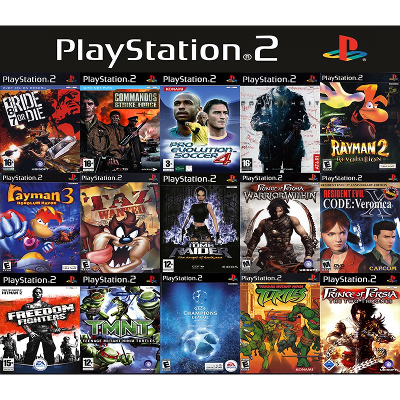 PS2 เลือกได้ทุกเกมส์ 20 - 25 เกมส์ (สำหรับเครื่องเกมส์ PS2 มี MEMBOOT)