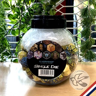 Jar of Dice - Q Workshop ลูกเต๋าคละแบบ คละลาย คละสี [Accessories for Boardgame]