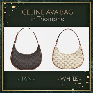 [เชคสต็อกกับร้านก่อนซื้อ]​ แท้​ 💯 New Celine Ava Bag​ อุปกรณ์ ถุงผ้า การ์ด