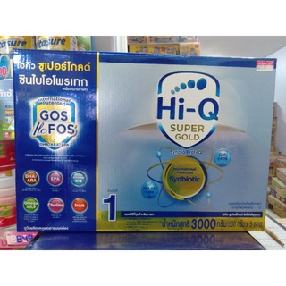 ✅✅นมHi-Q  SUPER GOLD สูตร 1 ขนาด3000กรัม #หมายเหตุ ค่าขนส่ง ต่อสินค้า 1 ชิ้น(วันหมดอายุ16/04/2024