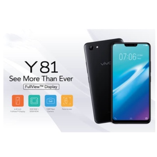 【ของขวัญมากมาย】VIVO Y81 RAM 4GB/ROM 64GB 6.22นิ้ว ของเเท้100% รับประกันสินค้า 1 ปี ใช้แอพธนาคาร ใช้แอพเป๋าตังได้