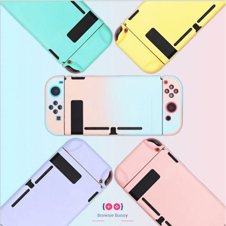 [พร้อมส่งจากไทย] Nintendo switch : เคสใส่ Nintendo switch แบบแข็ง ใส่ Dock ได้ สีพาสเทล น่ารัก