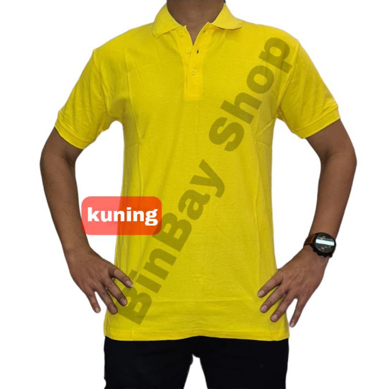 เสื้อยืดผ้าฝ้าย LACOSTE สีเหลือง