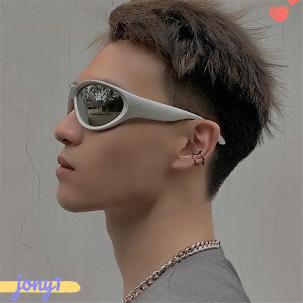 Jonye แว่นตากันแดด ทรงกลม สไตล์วินเทจ สําหรับขี่จักรยานกลางแจ้ง - jony1 ...