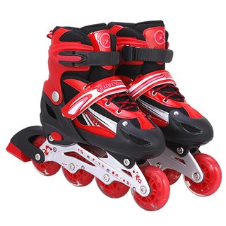 รองเท้าสเก็ต โรลเลอร์เบลด Roller Skate รุ่น L= 38-42 --Red