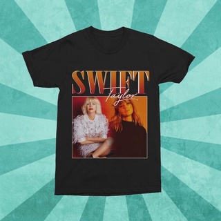 [COD]พร้อมส่ง เสื้อยืดแขนสั้น คอกลม ผ้าฝ้าย 100% พิมพ์ลาย Taylor Swifttaylor Swift 90S หลากสี สไตล์วินเทจ แฟชั่นฤดูร้อน