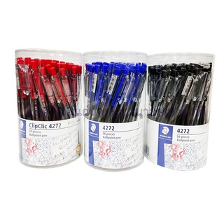 ปากกาลูกลื่น staedtler 4272 มีหมึก3สีให้เลือก น้ำเงิน,เเดง,ดำ