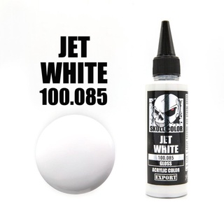 SKULL COLOR 60 ml. GLOSS Jet White 085