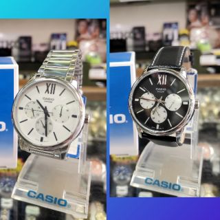 นาฬิกา​ข้อมือ​ Casio รุ่น E312 สายหนัง สายเหล็ก กันน้ำ