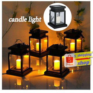 ไฟเทียน  โคมไฟตกแต่งบ้าน Solar light candle light 1 LED