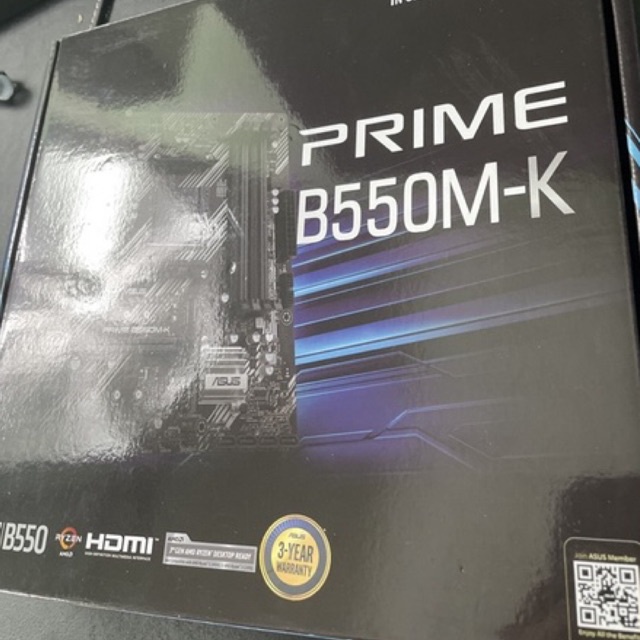 เมนบอร์ด asus prime b550m-k มือสอง