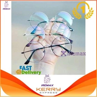 buybuytech blue902 Computer glasses แว่นตากรองแสง แว่นกรองแสง ทรงกลม งานพรีเมี่ยม (กรองแสงคอม กรองแสงมือถือ ถนอมสายตา)