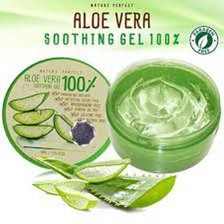 🔥(แท้/ถูกที่สุด/32บาท)🔥Nature Perfect Aloe Vera Soothing Gel 100% เจลว่าน 50 ml. (ตลับเล็ก)