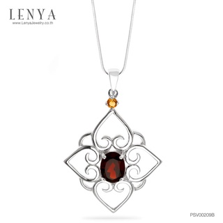 Lenya Lenyajewelry จี้เงินแท้ ประดับโกเมน และซิทริน