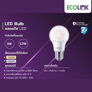 EcoLink หลอดไฟ LED BULB