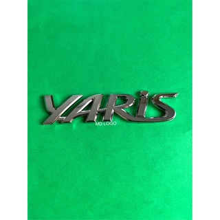 โลโก้ YARIS ขนาด 13.5x3 cm. โลโก้ยาริส