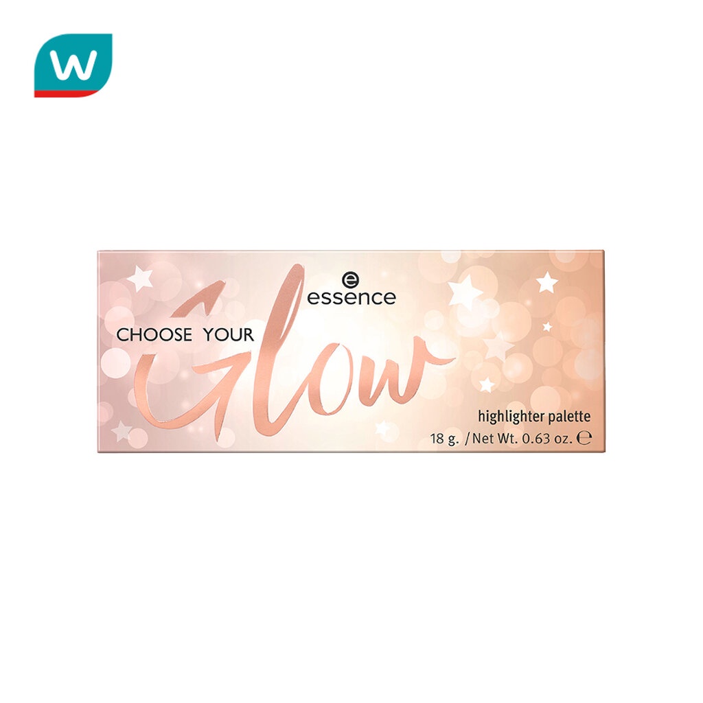 Essence เอสเซนส์ ชูส ยัวร์ โกลว์ ไฮไลท์เตอร์ พาเลท 110ก.