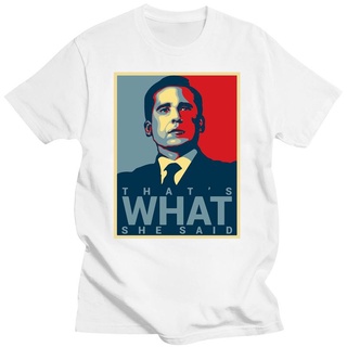 ขายดี!เสื้อยืด พิมพ์ลาย That What She Said My 1 เหมาะกับใส่ไปทํางาน สําหรับผู้ชายS-5XL