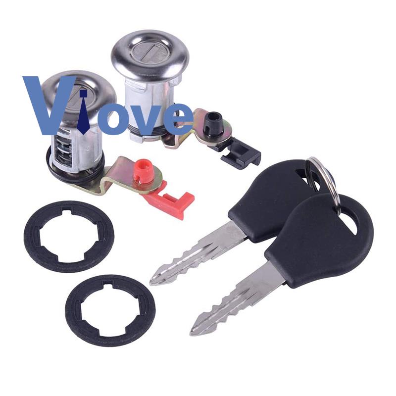 ชุดอุปกรณ์ล็อคประตูรถยนต์ ซ้าย ขวา พร้อมกุญแจ สําหรับ Nissan Pickup Pathfinder 1987 -1991 80600-01G25