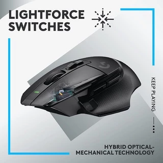 Logitech G502 X LIGHTSPEED WIRELESS GAMING MOUSE เมาส์เกมมิ่งไร้สาย สวิตช์ LIGHTFORCE เซ็นเซอร์ HERO 25K