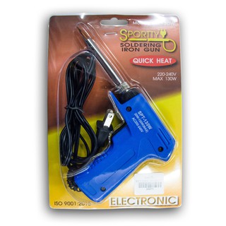 SPORTTY SOLDERING IRON GUN หัวแร้งปืน บัดกรีไฟฟ้ารุ่นปรับความร้อนสูง (30-130วัตต์) รุ่น SPT-130W