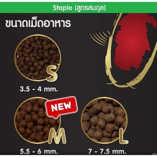 [10 Kg. / 20 Kg.] อาหารปลาคาร์ฟเกรดพรีเมี่ยม Aqua Master (อความาสเตอร์) ขนาดถุง 20กก.และ 10 กก. คละสูตรได้ มี 5 สูตร