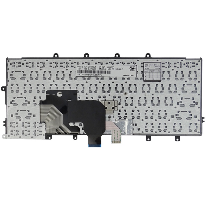 คีย์บอร์ดโน้ตบุ๊ก US สําหรับ Lenovo ThinkPad X240 X240S X250 X250S X260 X270 04Y0900 04Y0938 04X017 04X0213 04X0177 #8