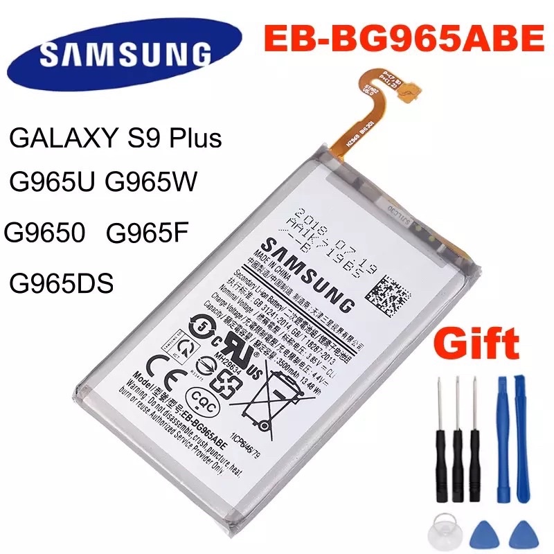 EB-BG965ABE 3500MAh SAMSUNGOriginalแบตเตอรี่สำหรับSamsung Galaxy S9 Plus SM-G965F G965F G965DS G965U